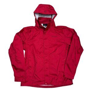 MARMOT Waterproof Windbreaker Red Rain Light Fall Spring Jacket Mens Large